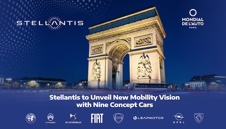 Paris : Stellantis dévoilera neuf concept-cars et plus de 60 véhicules au Mondial de l’Automobile